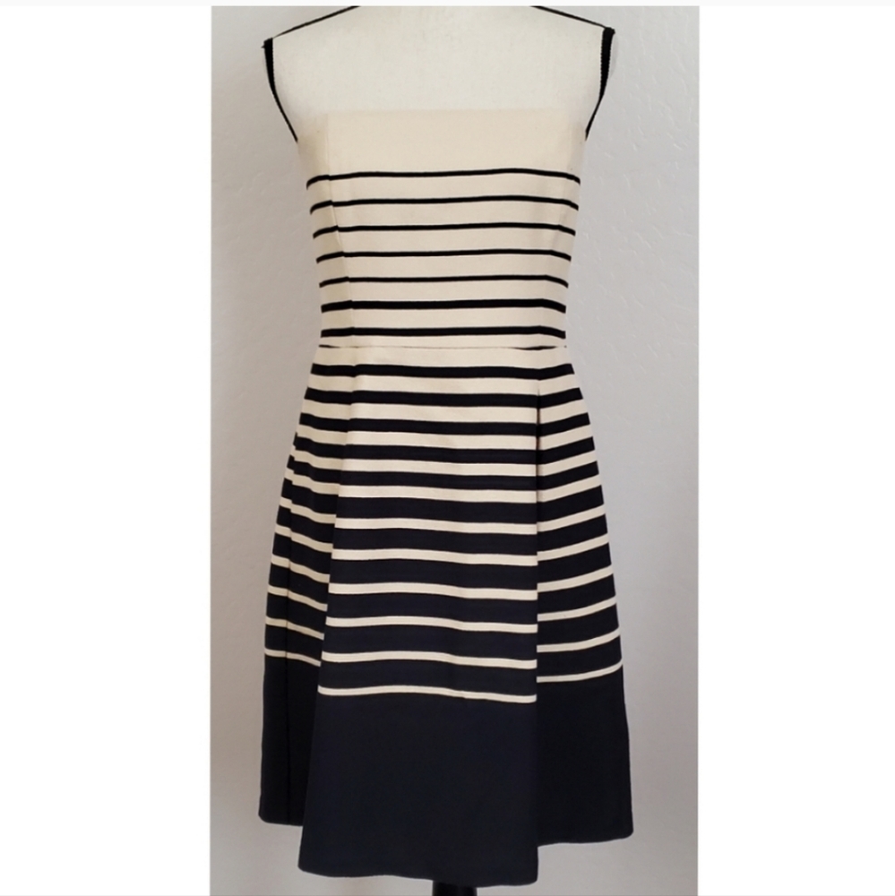 Trina Turk Strapless Striped Dress